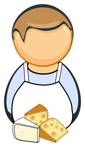 Kaas maker met kaas