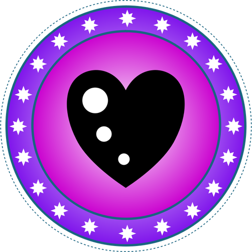 Purple heart insigna vectorul miniaturi