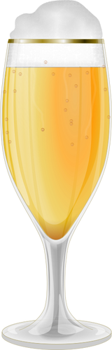 Glas bier vector afbeelding