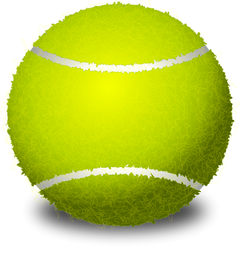 Tennis-Ball-Vektor-ClipArt-Grafik