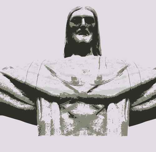 Kristus ForlÃ¸ser vektorgrafikk utklipp