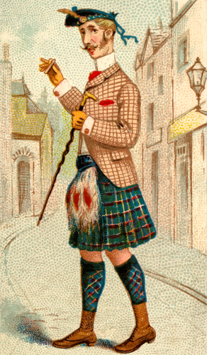Skotske mann bilde