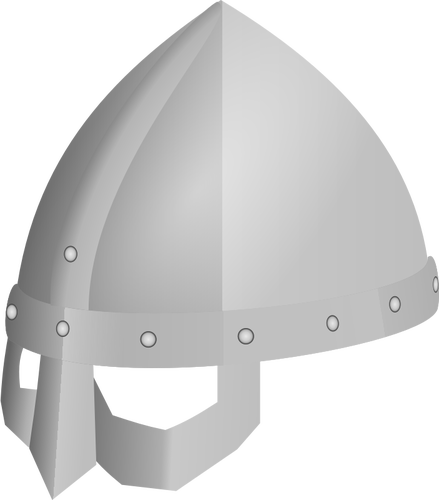 Viking spectacle helmet vector illustration