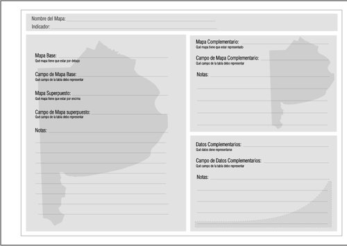 GIS documento plantilla vector de la imagen