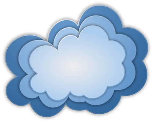 IlustraÃ§Ã£o do vetor de trÃªs nuvens nternet