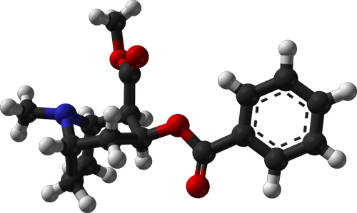 Chemical molecule cocaine
