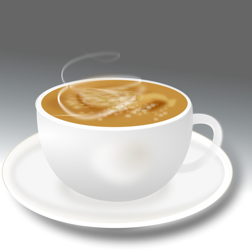 Tasse Kaffee-Vektor-illustration