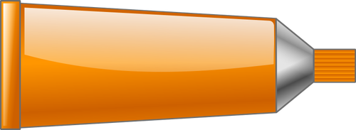 Vektorritning av orange fÃ¤rg rÃ¶r