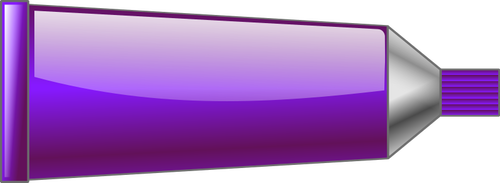 Vector de la imagen del tubo de color pÃºrpura