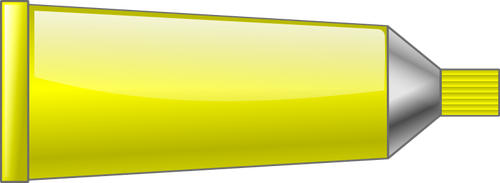 GrÃ¡ficos vectoriales de tubo de color amarillo