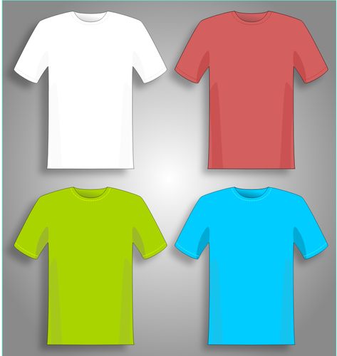Fargerike t-skjorter