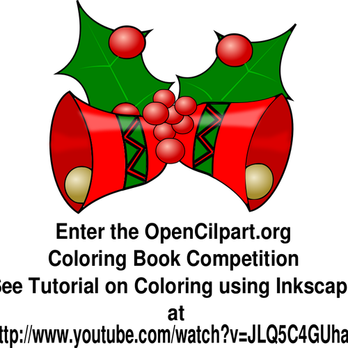 Vector illustration of Christmas bells