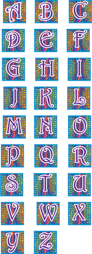 Letras mayÃºsculas del alfabeto