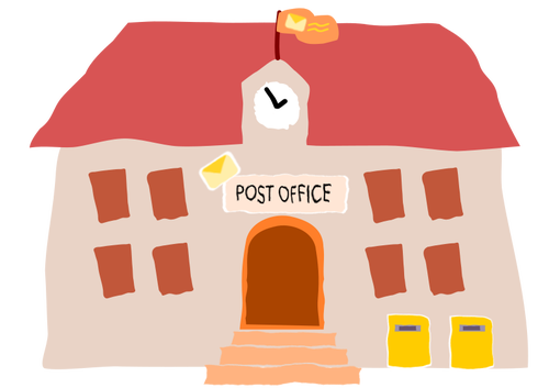 Oficina de correos de torcido