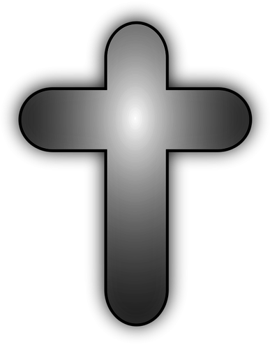 Vector afbeelding van christelijke kruis