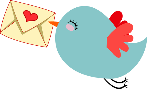 Lucu Mail Carrier burung