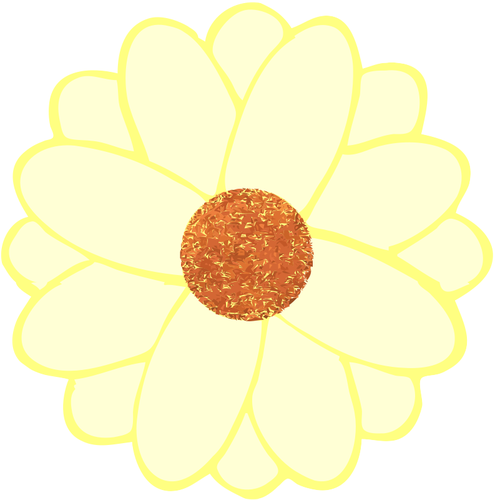 Vektorbild av daisy kronblad