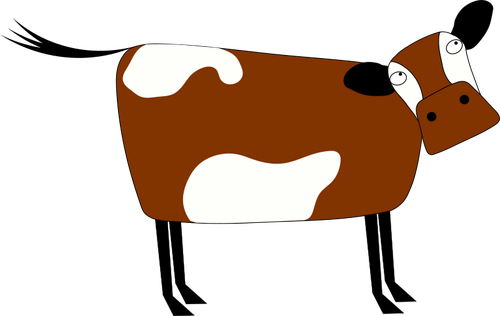 Image de dessin animÃ© de vache