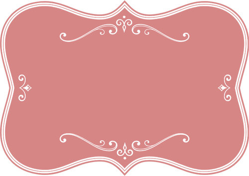 Roze bloei frame