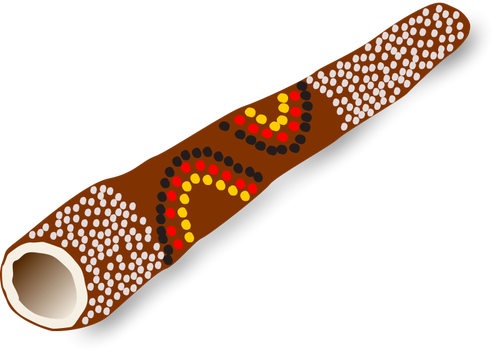 Didgeridoo instrument vektor image