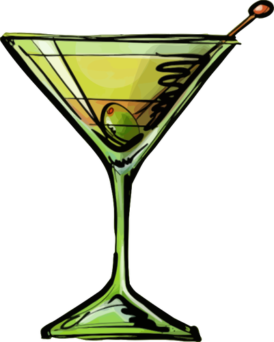 Kirli martini kokteyl