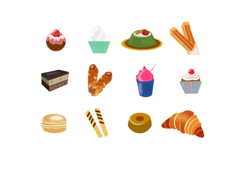 Immagine di diversi dessert