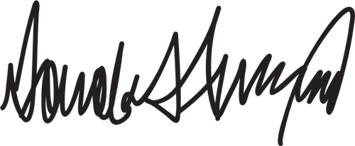 Donald Trump signature