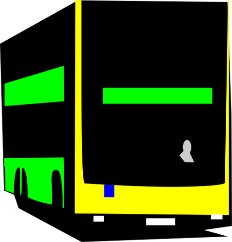 BerlÃ­n double-decker autobus vektorovÃ½ obrÃ¡zek