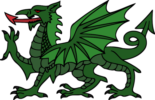 Stilisert dragon
