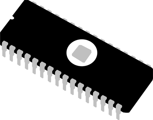 Vektorbild av Eprom dator minnesmodul