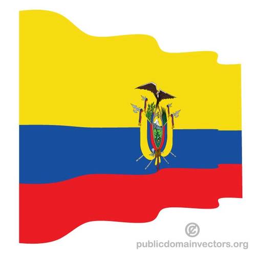 BÃ¸lgete Ecuadors flagg
