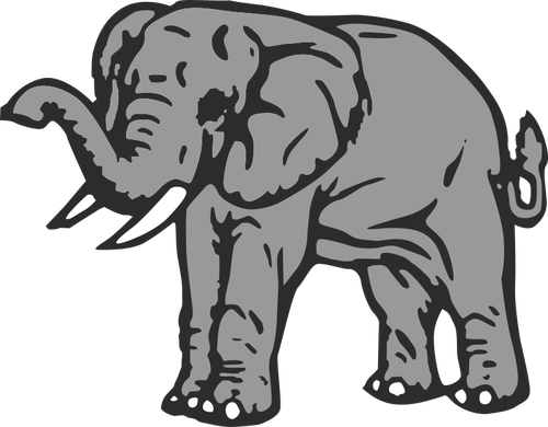 IlustraÃ§Ã£o do vetor de elefante