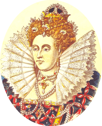 Queen Elizabeth I vector image