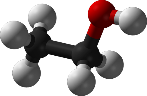 Etanol molekyl