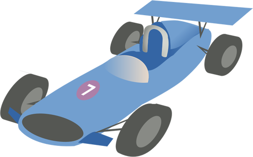 Vector image of f1 bolide