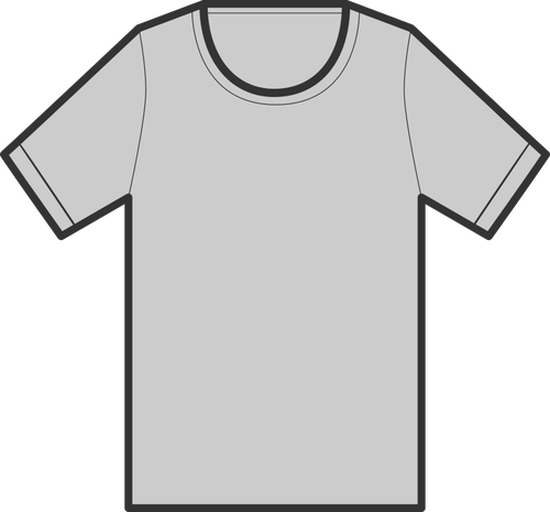 IlustraÃ§Ã£o de camiseta cinza