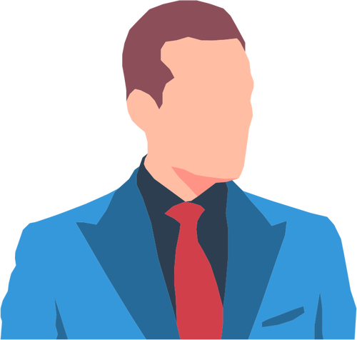 Immagine avatar uomo senza volto
