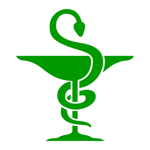 Apotek symbol vektorbild