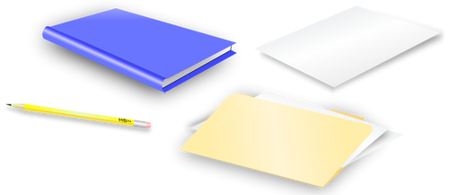 Office briefpapier vectorillustratie