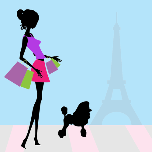 Femme, Shopping Ã  Paris
