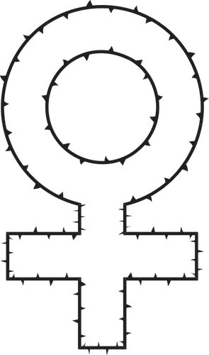 Kvinnlig Symbol av tÃ¶rnen