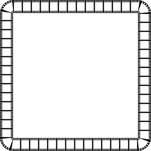 Film strip vierkante frame