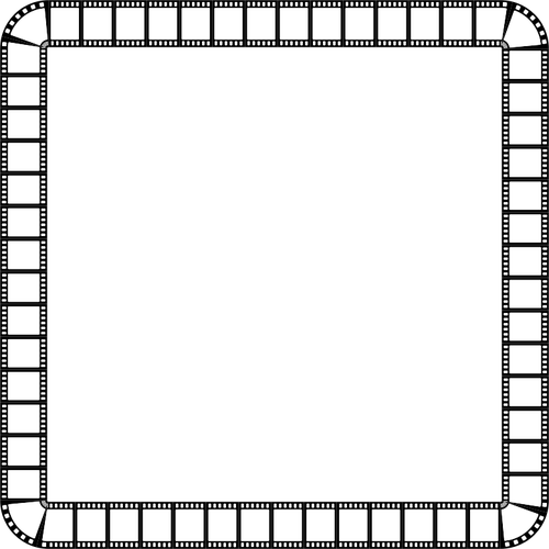 Film strip vierkante frame