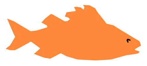 Oranje vis afbeelding