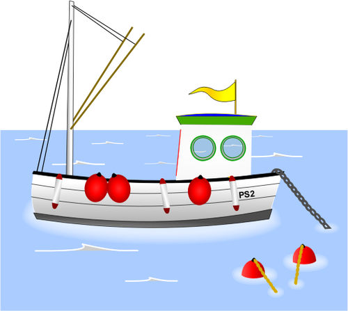 Perahu nelayan tua