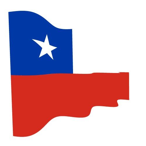 MÃ¡vÃ¡nÃ­ vlajkou z Chile