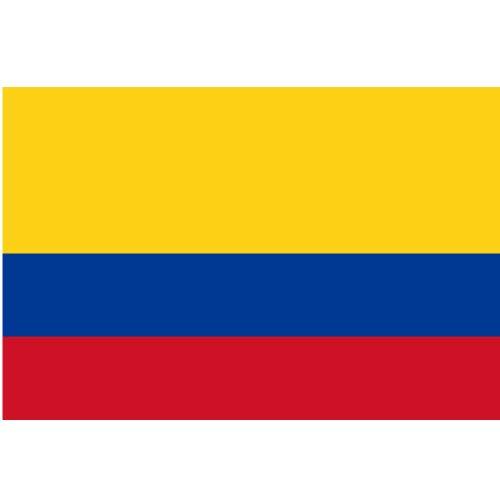 Colombias flagg vektor