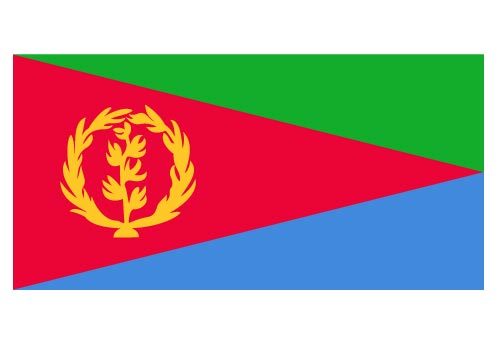 Eritrea vektor flagga