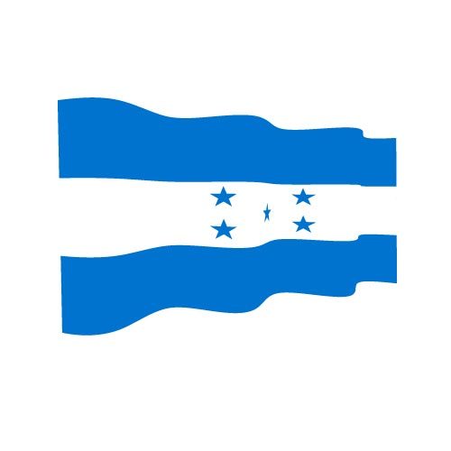 VÃ¥gig flagga Honduras