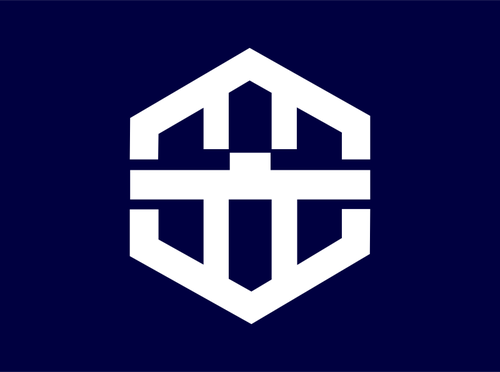 Vlag van Kasahara, Gifu